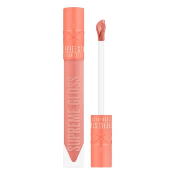 Jeffree Star Cosmetic Entwined Supreme Gloss Peachy Nude Full Pigment Lipgloss - Picture 1 of 3
